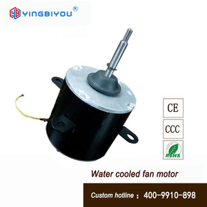 Water cooled fan motor